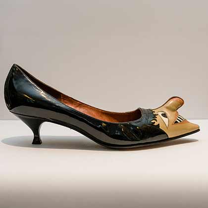 Historisches Schuhmodell 5 aus der Sammlung des Deutschen Schustermuseums